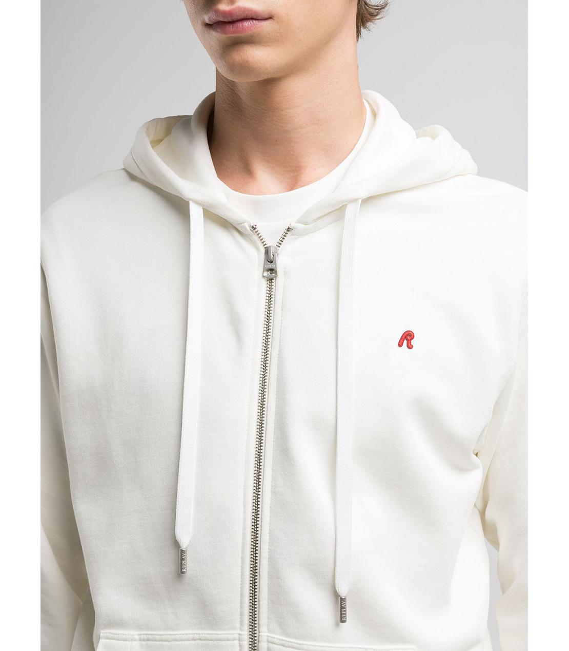 Rロゴ スウェットパーカー 詳細画像 オフホワイト 5